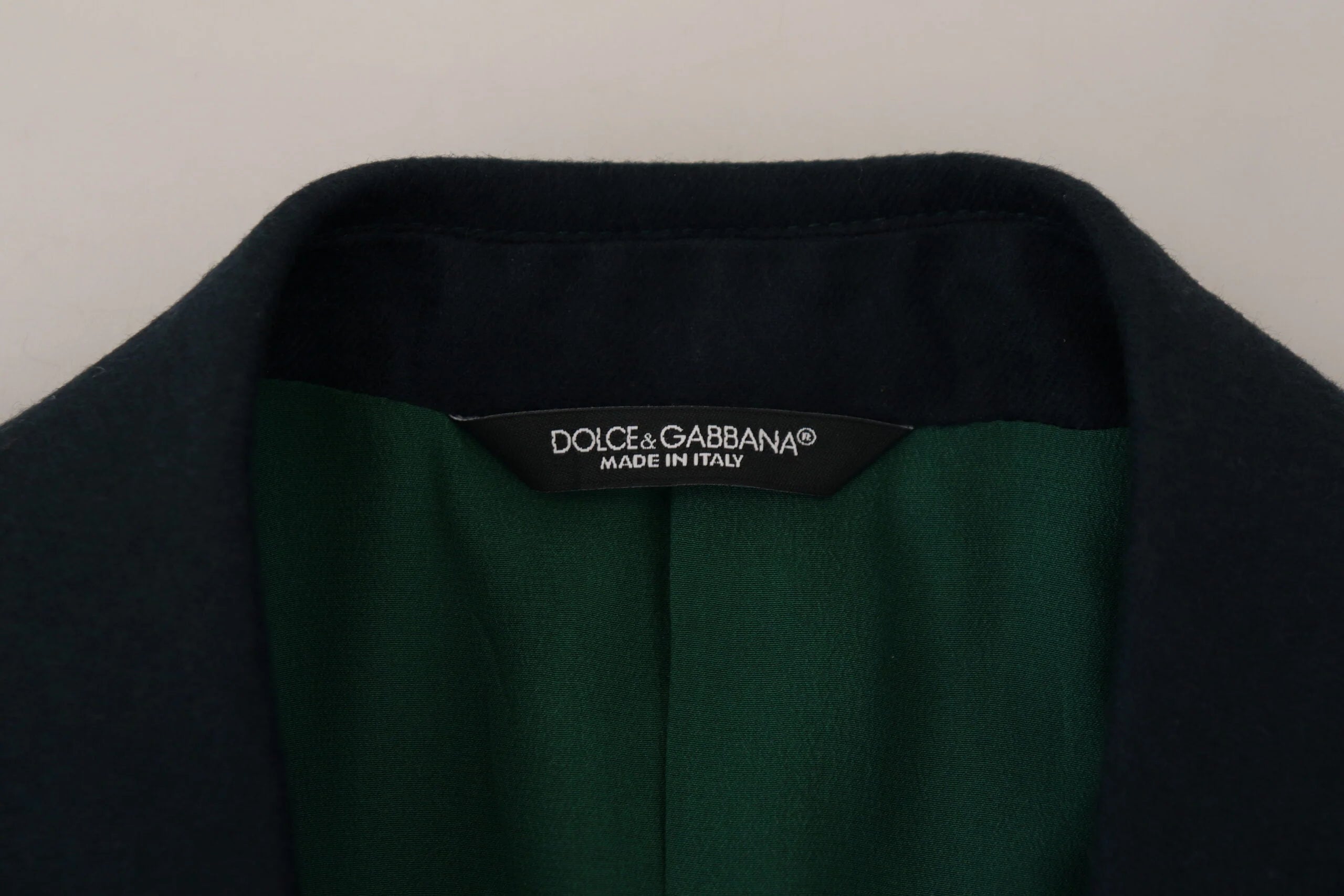 Dolce & Gabbana Blue Double Breasted Formal Coat Blazer - IT48 | M - Sport Jackets