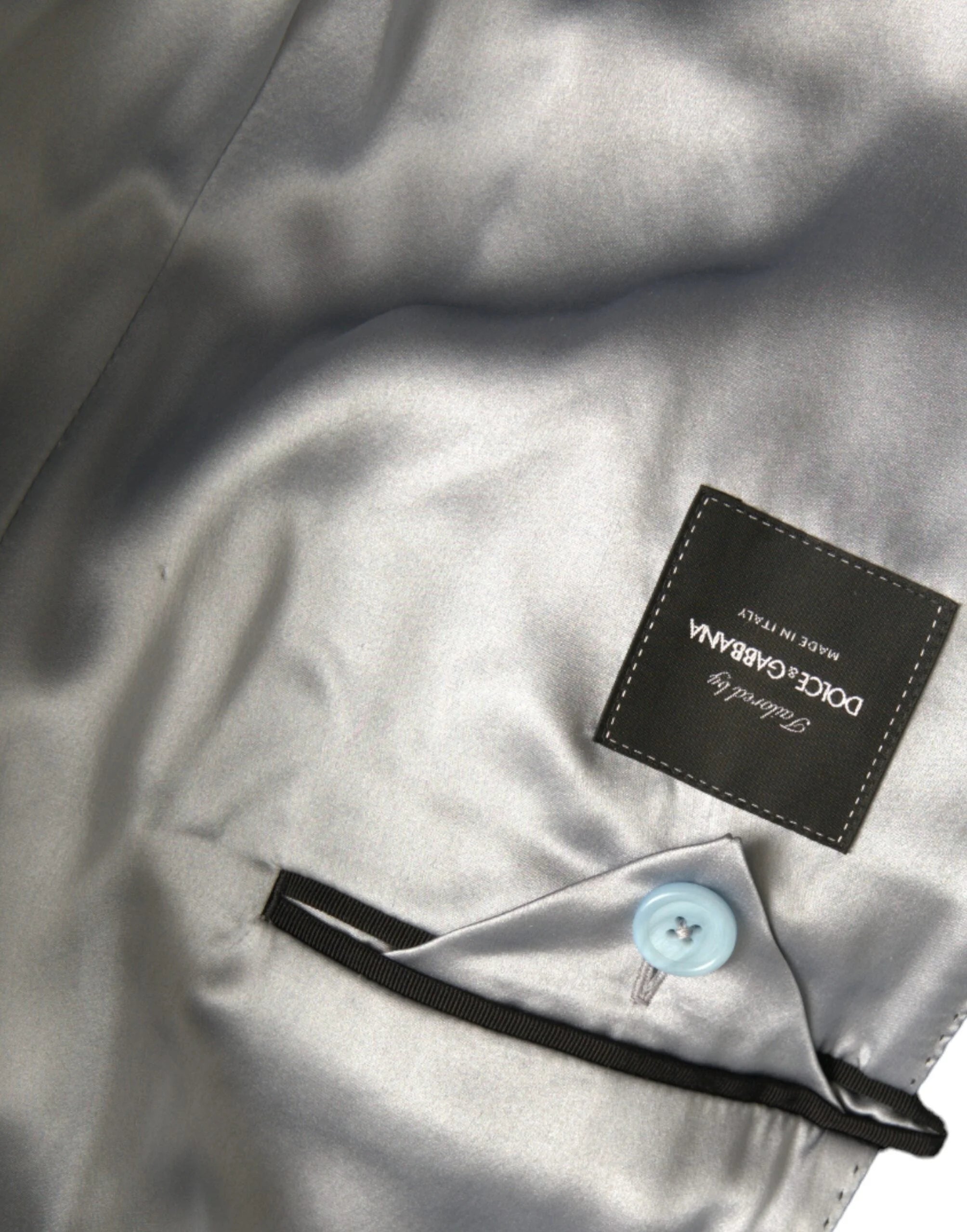 Dolce & Gabbana Blue Double Breasted Long Trench Coat Jacket - IT52 | XL - Trench Coats