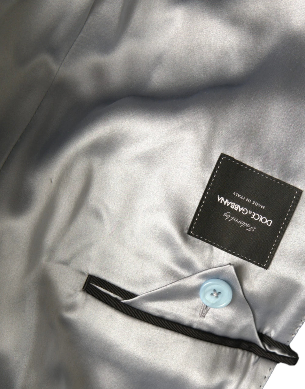 Dolce & Gabbana Blue Double Breasted Long Trench Coat Jacket - IT52 | XL - Trench Coats