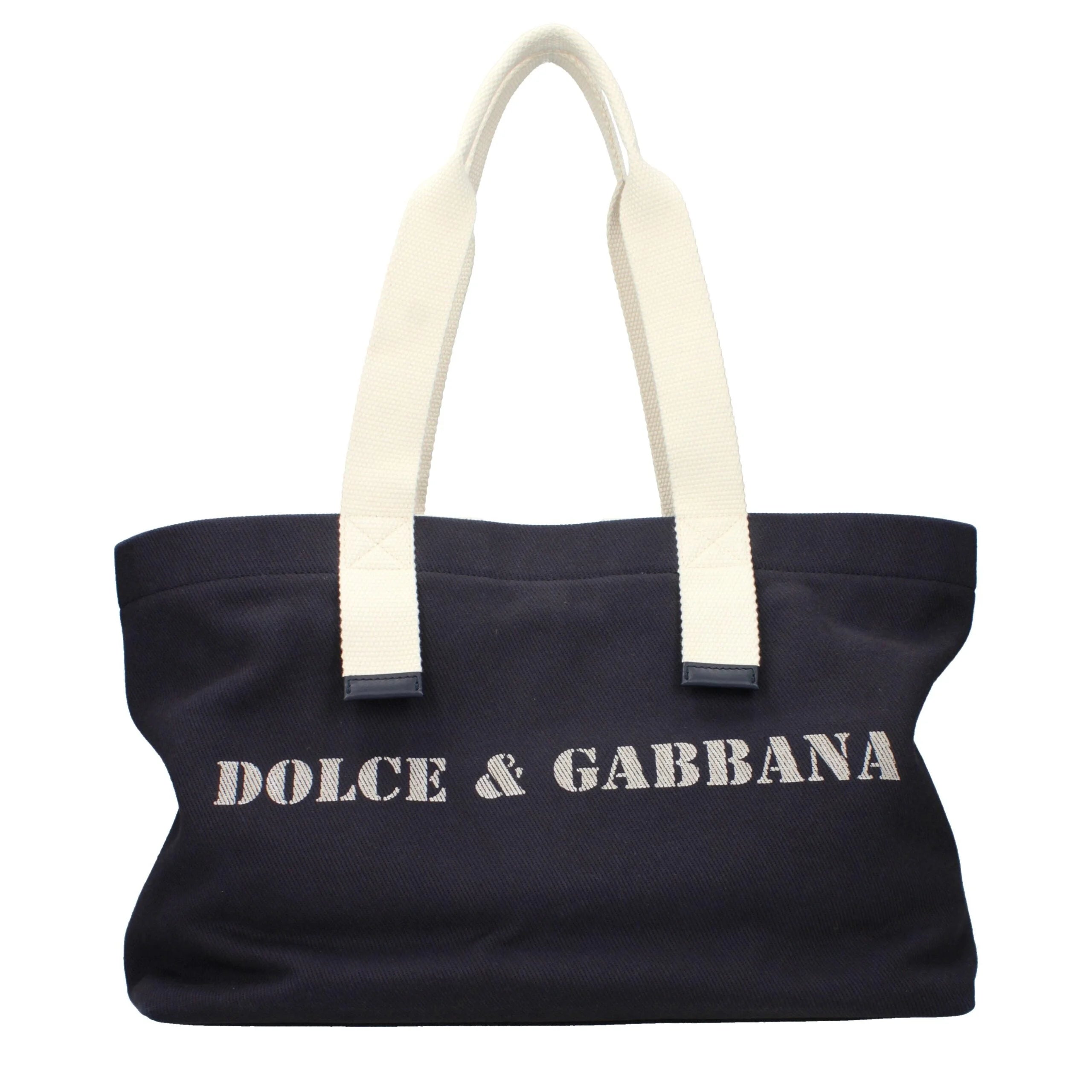Dolce & Gabbana Blue Fabric Shoulder Bag