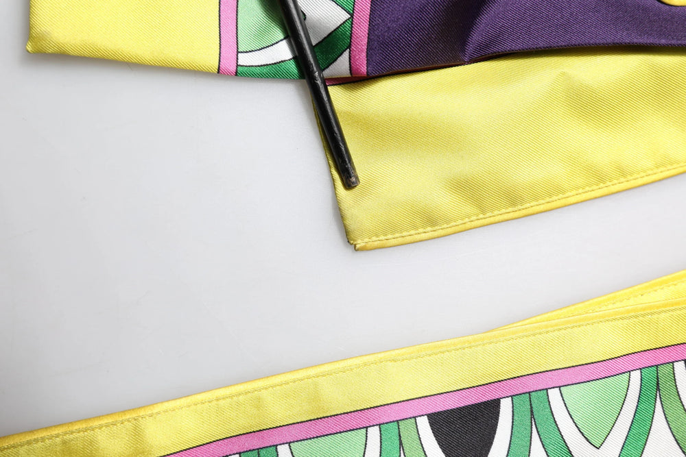 Dolce & Gabbana Blue Floral Print Silk Long Sleeves Wrap Robe - IT36|XXS - Robes