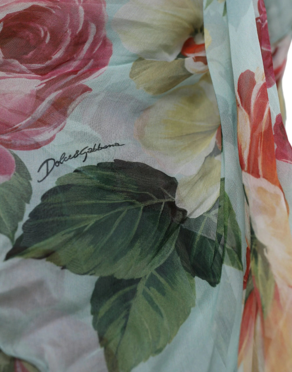 Dolce & Gabbana Blue Floral Print Tiered Long Maxi Dress - IT38 | XS - Dresses