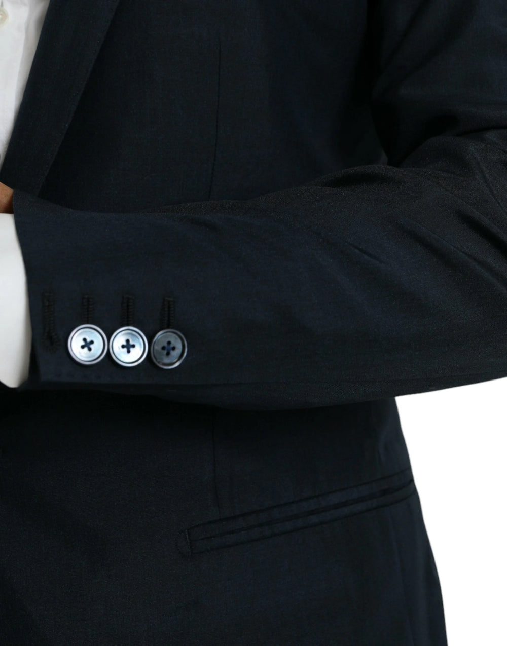 Dolce & Gabbana Blue GOLD Notch Single Breasted Coat Blazer - IT50 | L - Sport Jackets