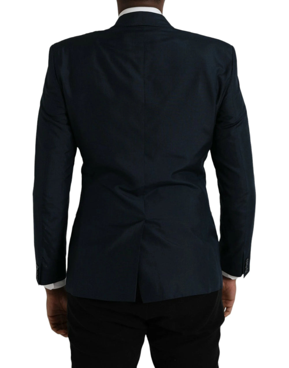 Dolce & Gabbana Blue GOLD Notch Single Breasted Coat Blazer - IT50 | L - Sport Jackets