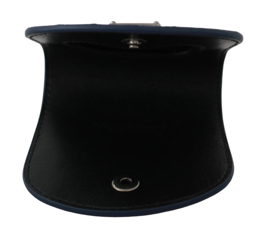 Dolce & Gabbana Blue Holder Pocket Wallet Blue Exotic Skin Condom Case - Sex Toys & Erotic Games