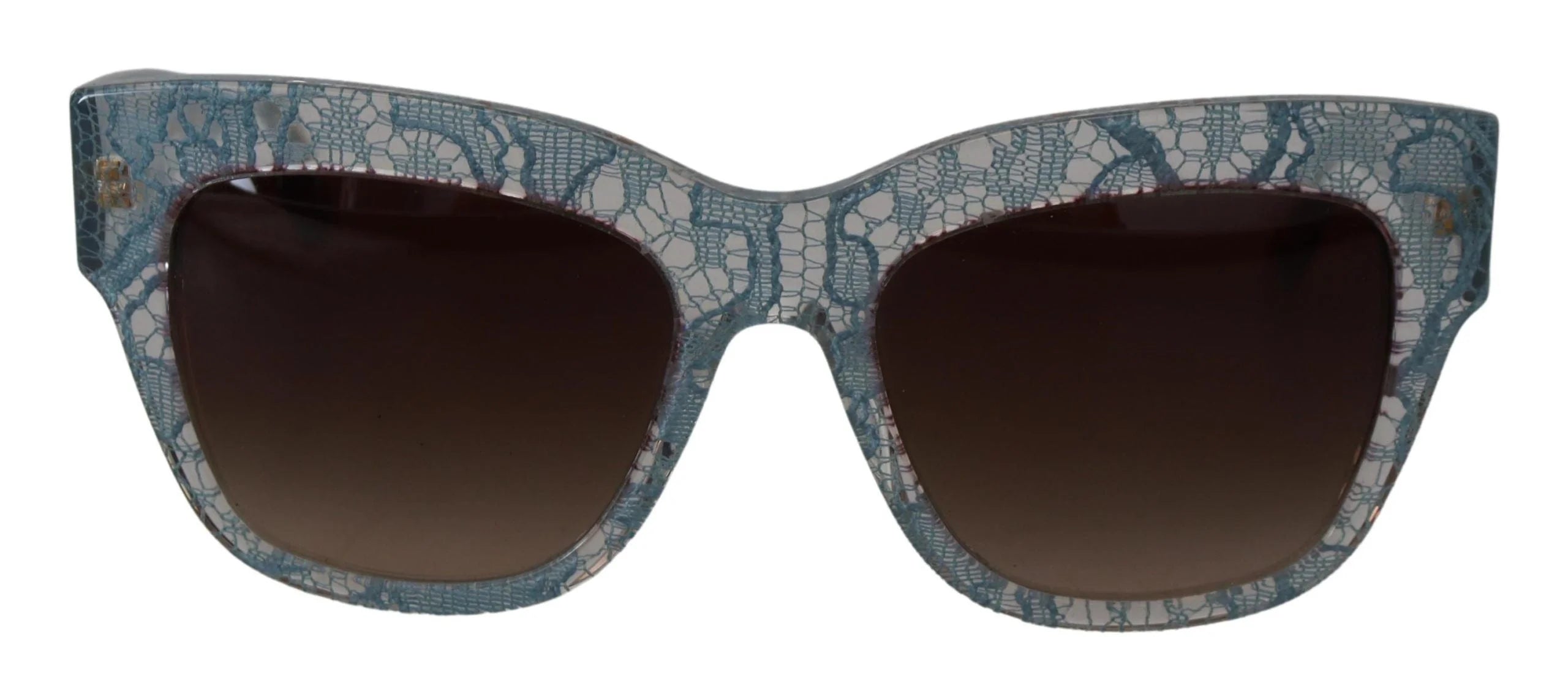 Dolce & Gabbana Blue Lace Acetate Crystal Butterfly DG4231 Sunglasses - Sunglasses