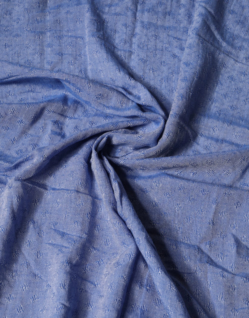 Dolce & Gabbana Blue Lace Stole Cotton Neck Wrap Shawl Scarf