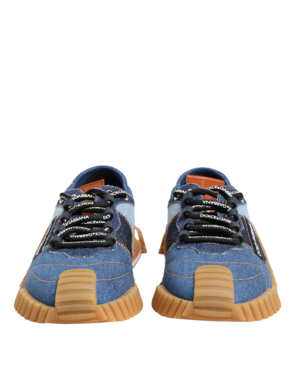 Dolce & Gabbana Blue Lace Up Low Top NS1 Sneakers Shoes - EU43.5/US10.5 - Sneakers