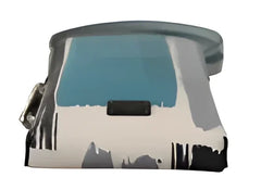 Dolce & Gabbana Blue Leather Cross Body Neck Strap Card Slot Phone Pocket - Cross Body Bags