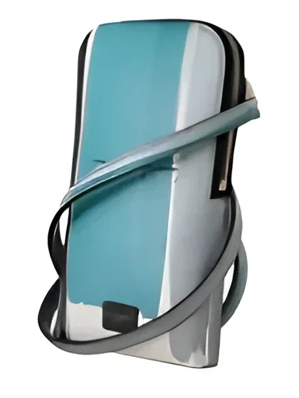 Dolce & Gabbana Blue Leather Cross Body Neck Strap Card Slot Phone Pocket - Cross Body Bags