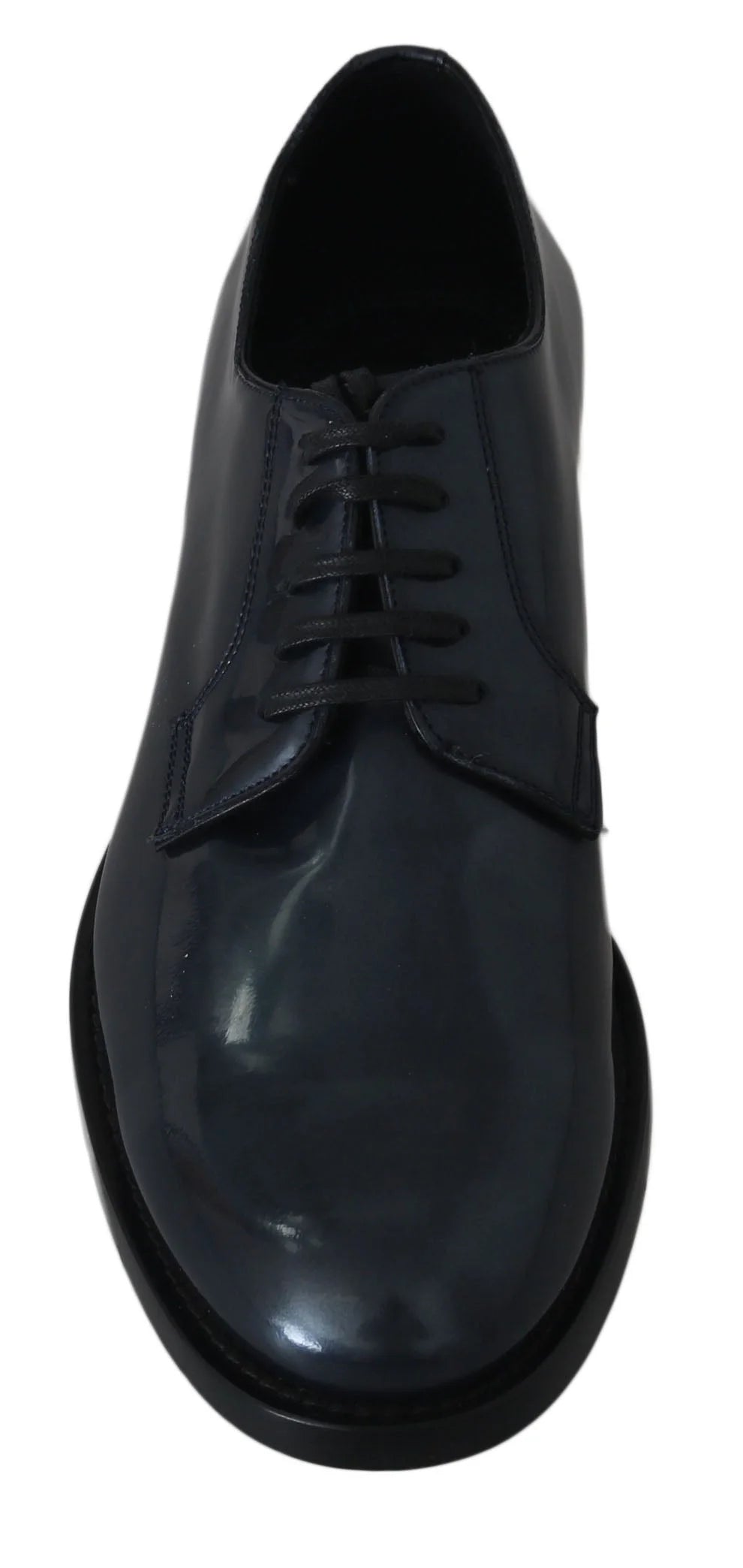 Dolce & Gabbana Blue Leather Derby Dress Formal Shoes - EU39/US6 - Shoes