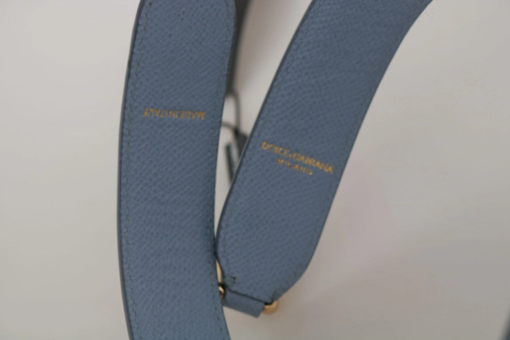 Dolce & Gabbana Blue Leather Handbag Accessory Shoulder Strap - Handbag & Wallet Accessories