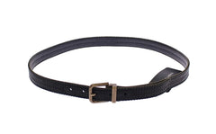 Dolce & Gabbana Blue Leather Logo Belt - 95 cm / 38 Inches - Belts