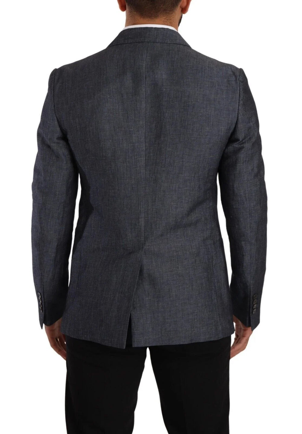 Dolce & Gabbana Blue Linen Cotton Jacket TAORMINA Blazer - IT48 | M - Sport Jackets