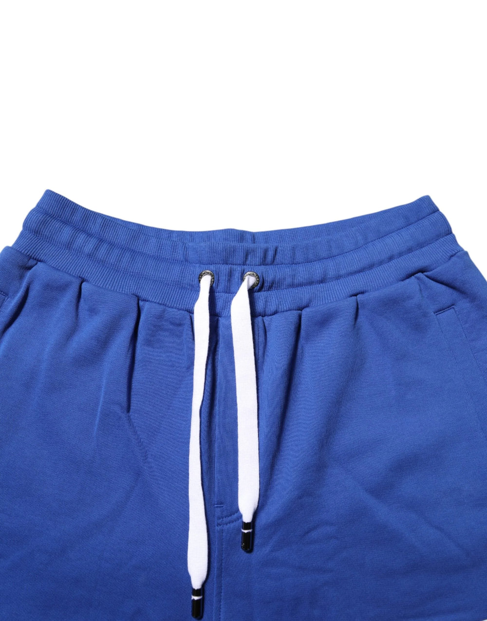 Dolce & Gabbana Blue Logo Cotton Bermuda Sweatshorts Shorts - IT48 | M - Bermudas