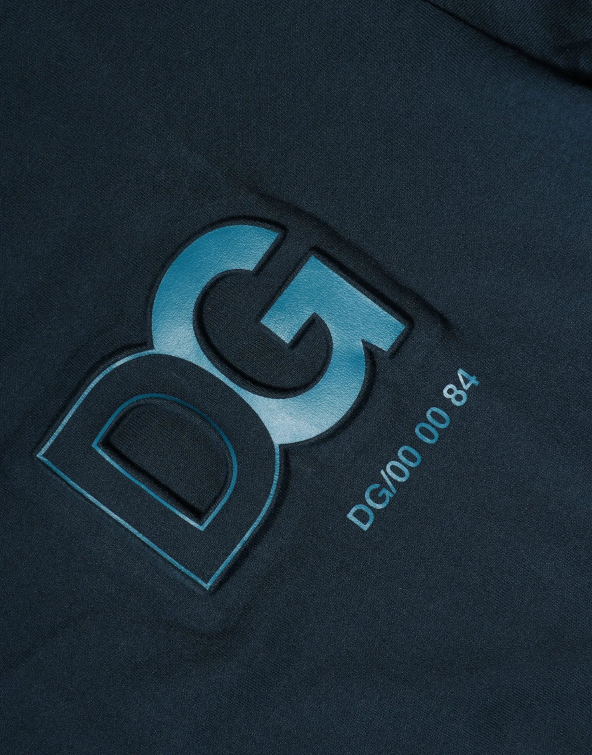 Dolce & Gabbana Blue Logo Crew Neck Short Sleeves T-shirt - IT44 | XS - T-Shirts