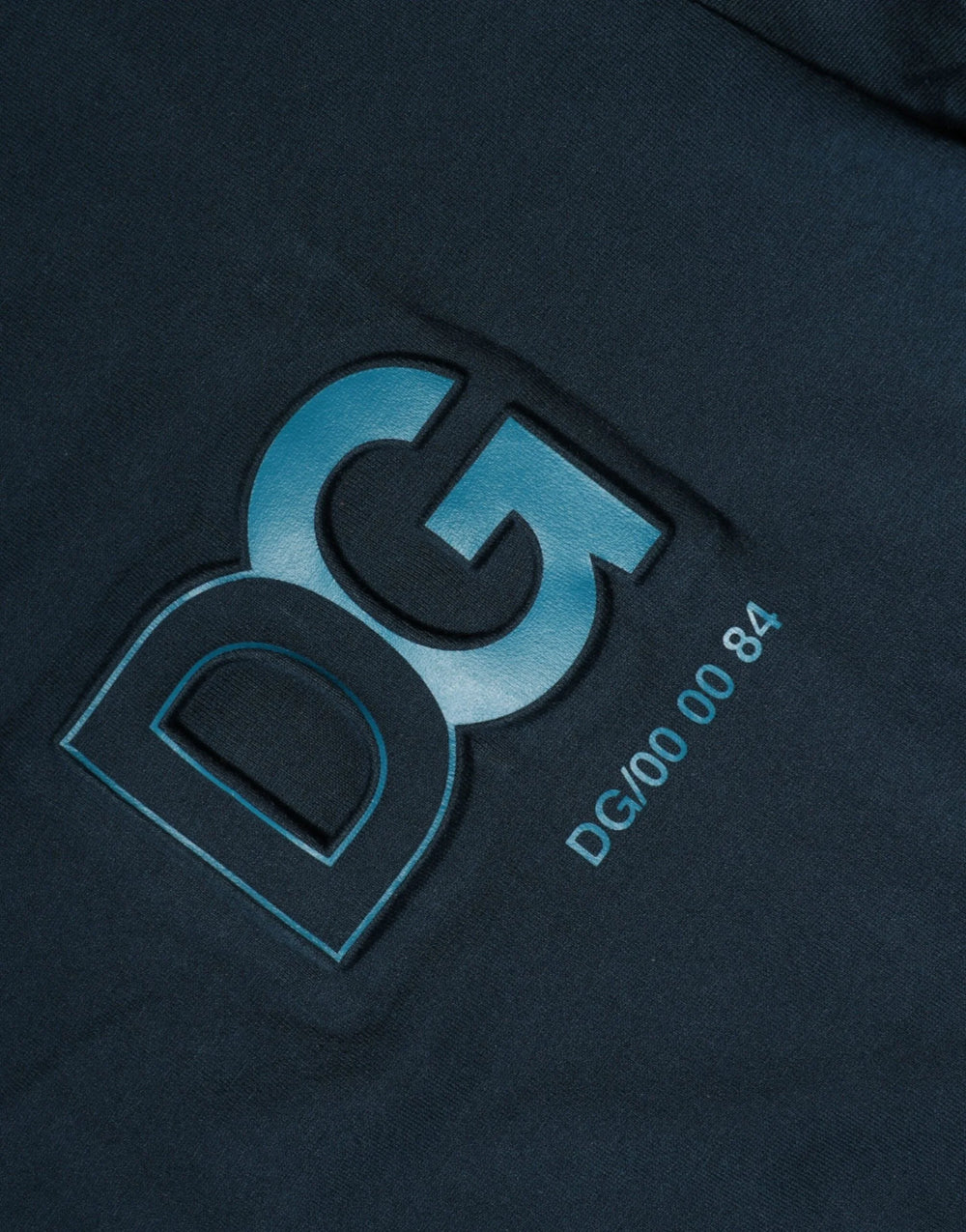 Dolce & Gabbana Blue Logo Crew Neck Short Sleeves T-shirt - IT44 | XS - T-Shirts