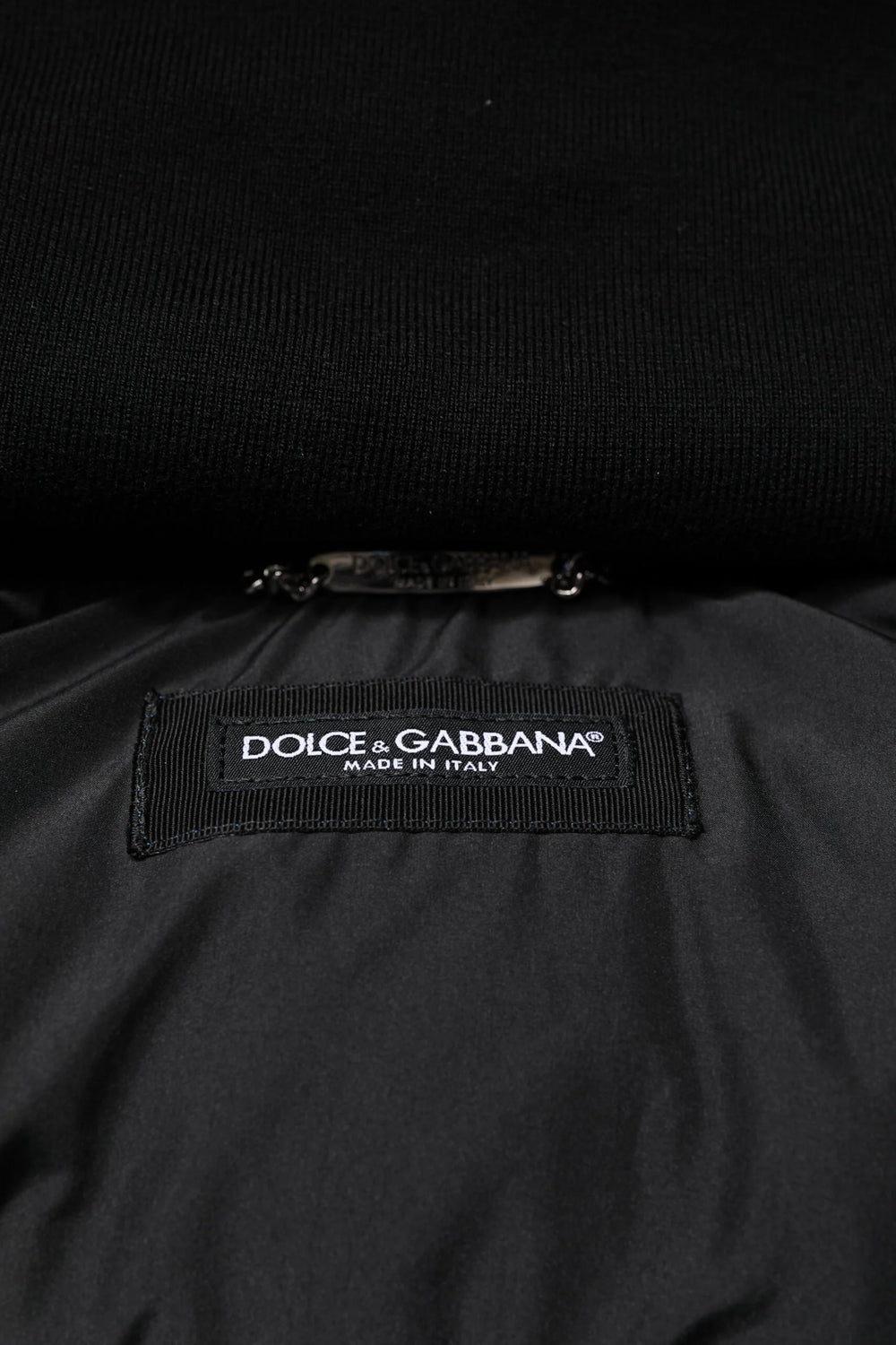 Dolce & Gabbana Blue Logo Full Zip Hooded Quilted Jacket - IT46 | S - Puffer Jackets
