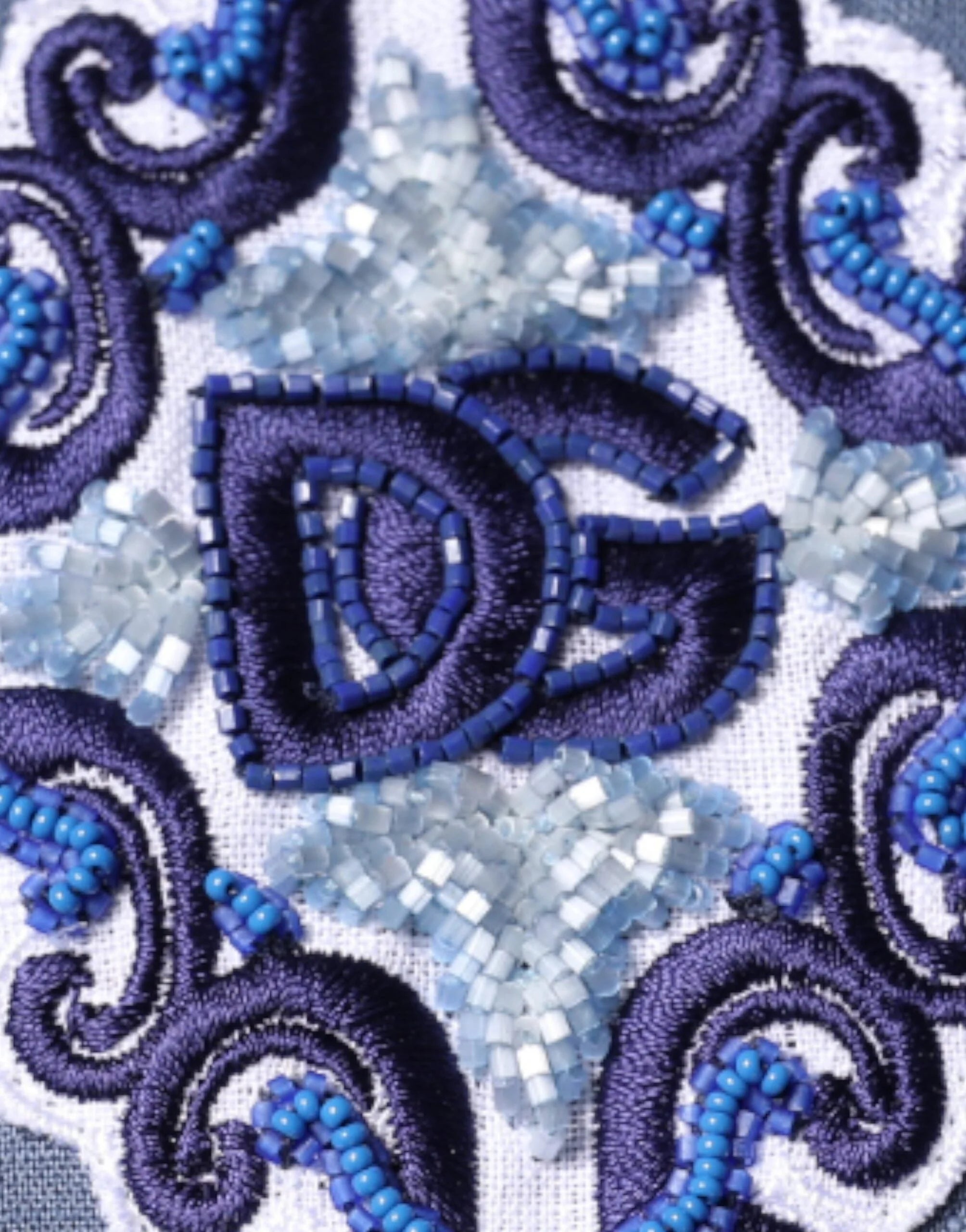 Dolce & Gabbana Blue Logo Long Sleeve Button Down Casual Shirt - IT39 | S - Shirts