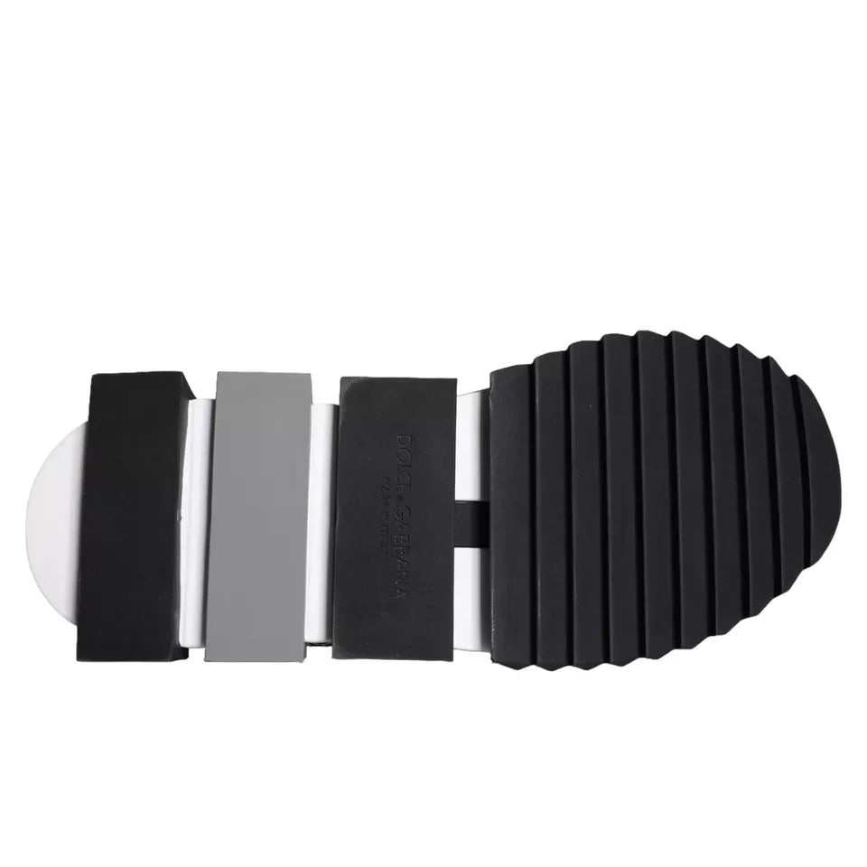 Dolce & Gabbana Blue Logo Low Top Sorrento Sneakers Shoes - EU39.5/US6.5 - Sneakers