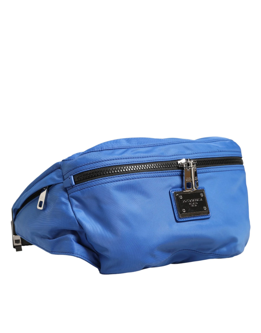 Dolce & Gabbana Blue Logo Plaque Nylon Waist Fanny Pack Men’s Borse Bag - Fanny Packs