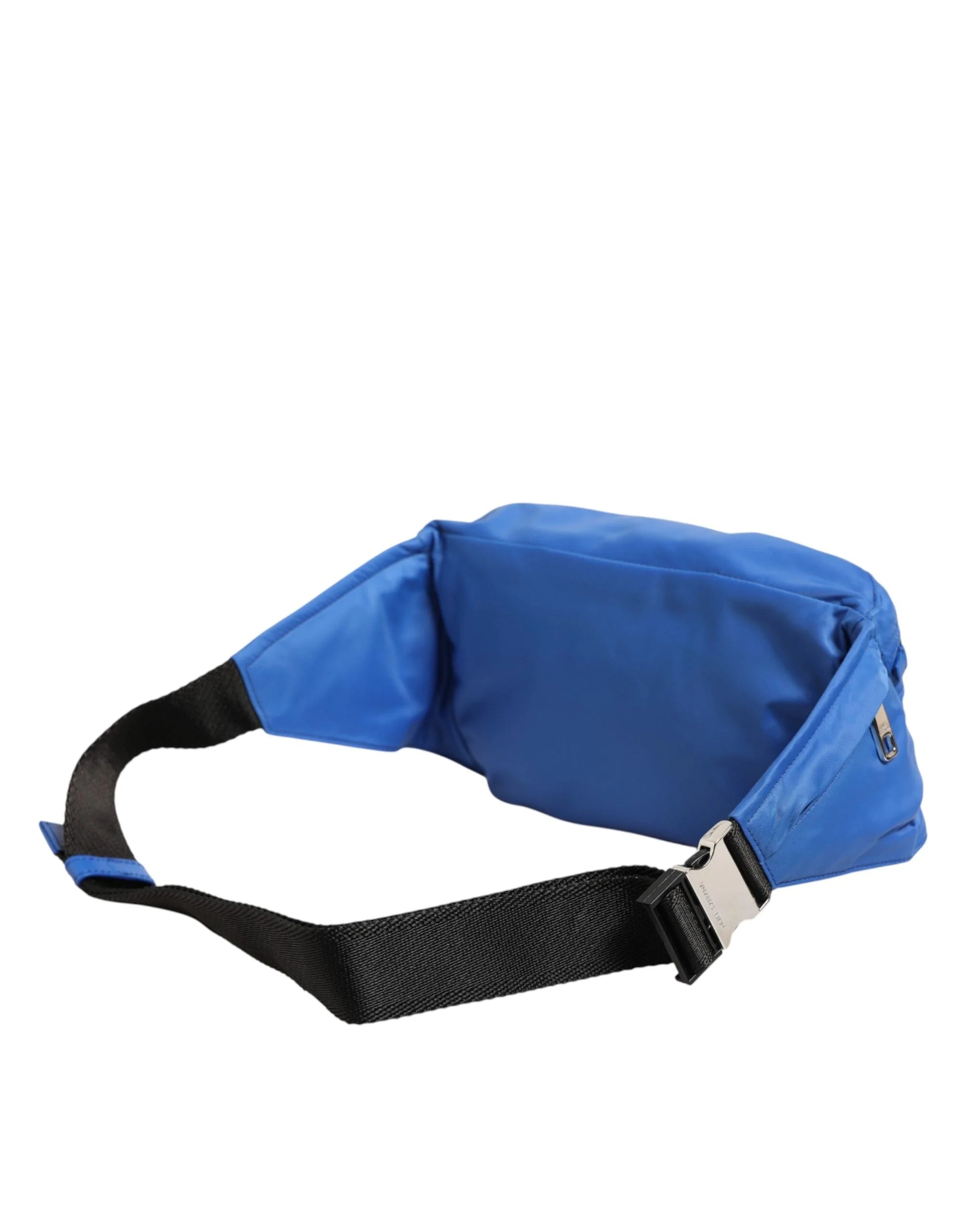 Dolce & Gabbana Blue Logo Plaque Nylon Waist Fanny Pack Men’s Borse Bag - Fanny Packs