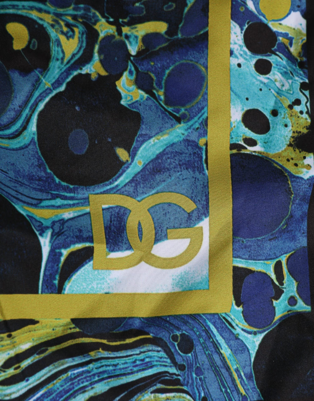 Dolce & Gabbana Blue Marble Print Logo Men Boxer Short Swimwear - IT3 | XS - Boardshorts