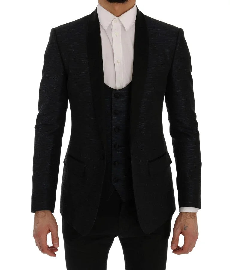 Dolce & Gabbana Blue MARTINI Slim 2 Piece Blazer - IT48 | M - Sport Jackets