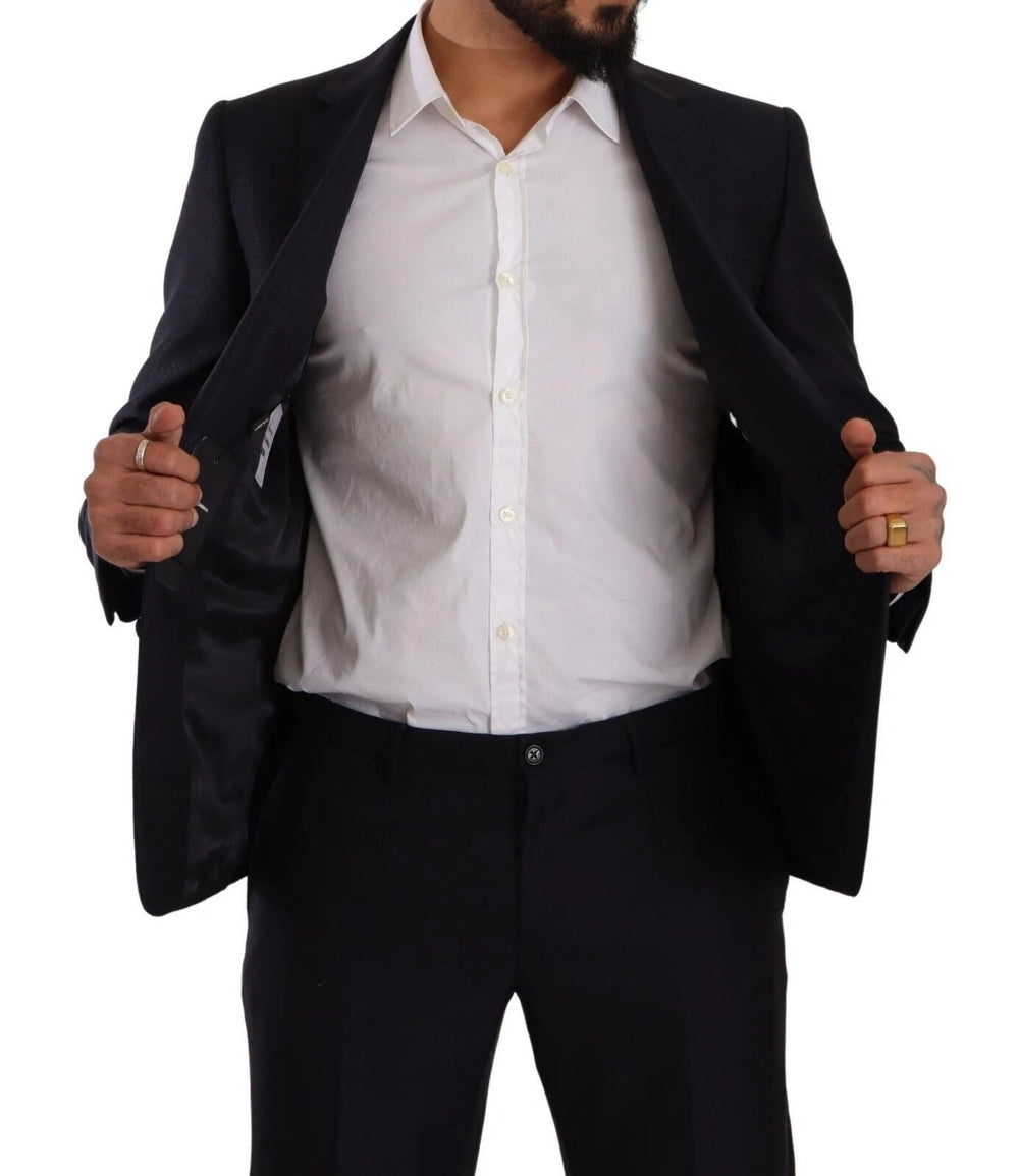 Dolce & Gabbana Blue MARTINI Slim fit 2 Piece Coat Suit - IT50 | L - Pant Suits