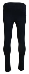 Dolce & Gabbana Blue Mens Sport Cotton Sweatpants Pants - Sweatpants