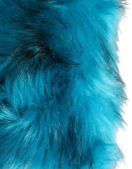 Dolce & Gabbana Blue Modacrylic Fur Women Bucket Capello Hat - 57 cm|S
