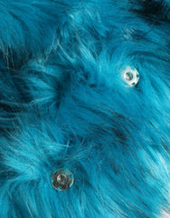 Dolce & Gabbana Blue Modacrylic Fur Women Bucket Capello Hat - 57 cm|S