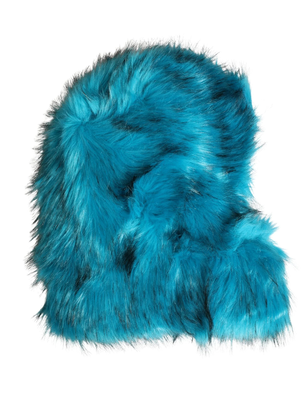 Dolce & Gabbana Blue Modacrylic Fur Women Bucket Capello Hat - 57 cm|S