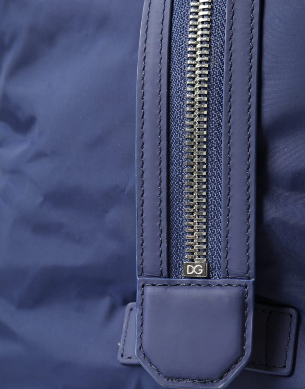 Dolce & Gabbana Blue Nylon Calfskin Hand Shoulder Duffel Bag - Duffel Bags