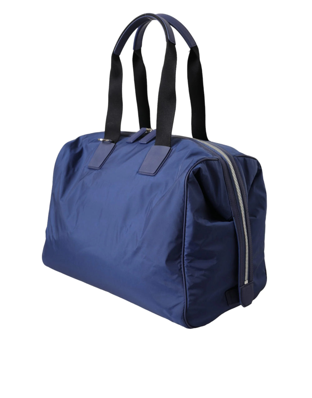 Dolce & Gabbana Blue Nylon Calfskin Hand Shoulder Duffel Bag - Duffel Bags