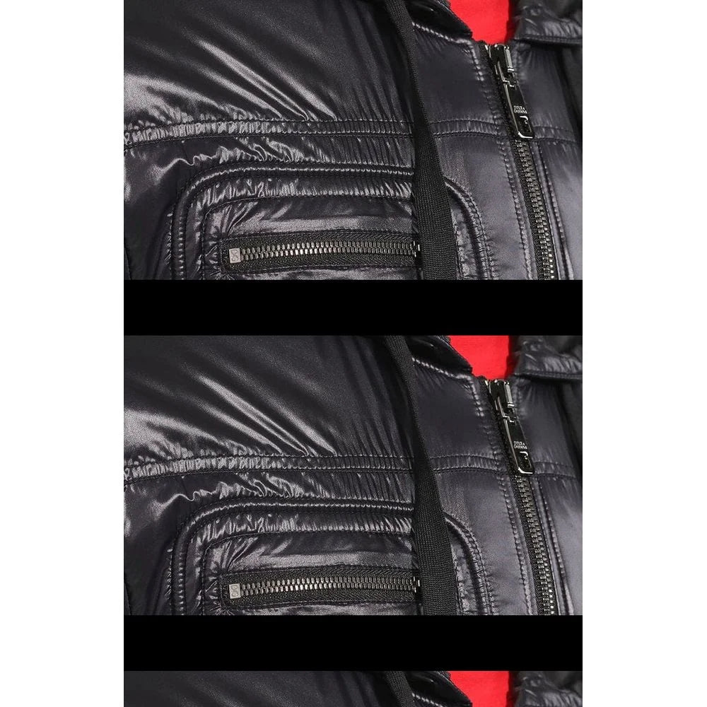 Dolce & Gabbana Blue Nylon Jackets & Coat - IT44 | XS