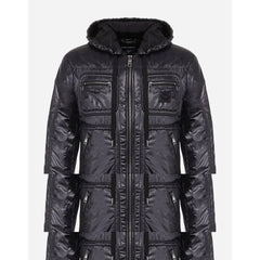 Dolce & Gabbana Blue Nylon Jackets & Coat - IT44 | XS