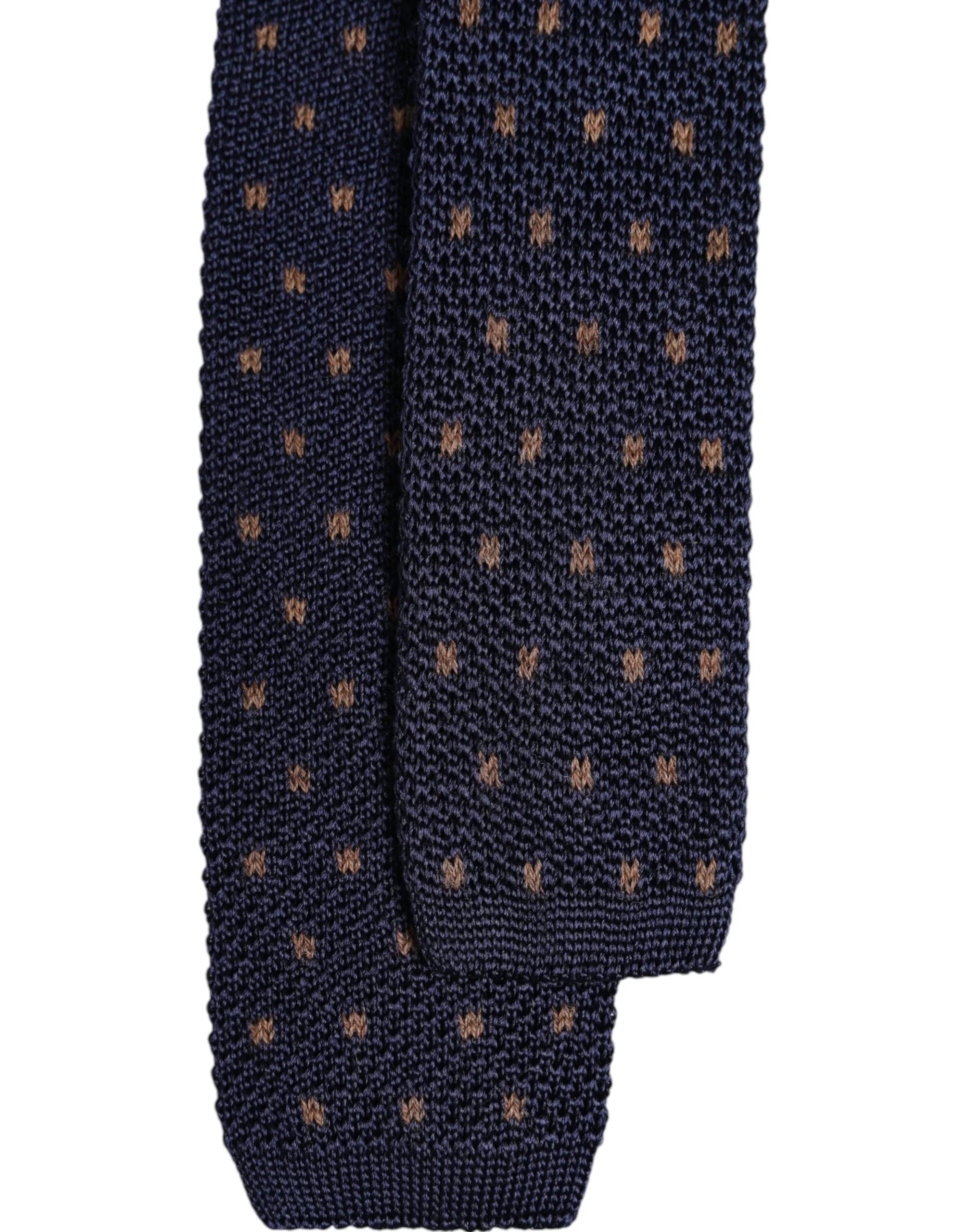 Dolce & Gabbana Blue Polka Dot Silk Adjustable Necktie Tie - Neckties