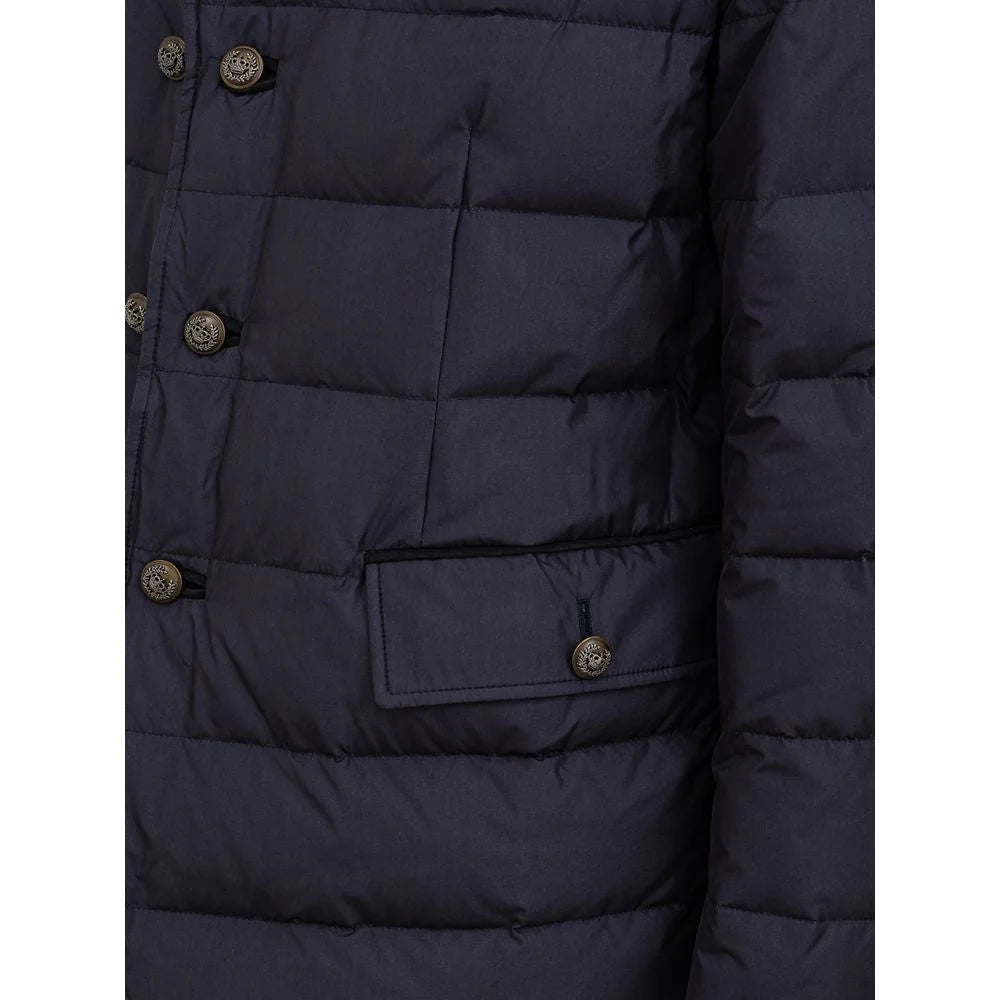 Dolce & Gabbana Blue Polyester Jackets & Coat - Puffer Jackets