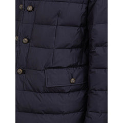 Dolce & Gabbana Blue Polyester Jackets & Coat - Puffer Jackets