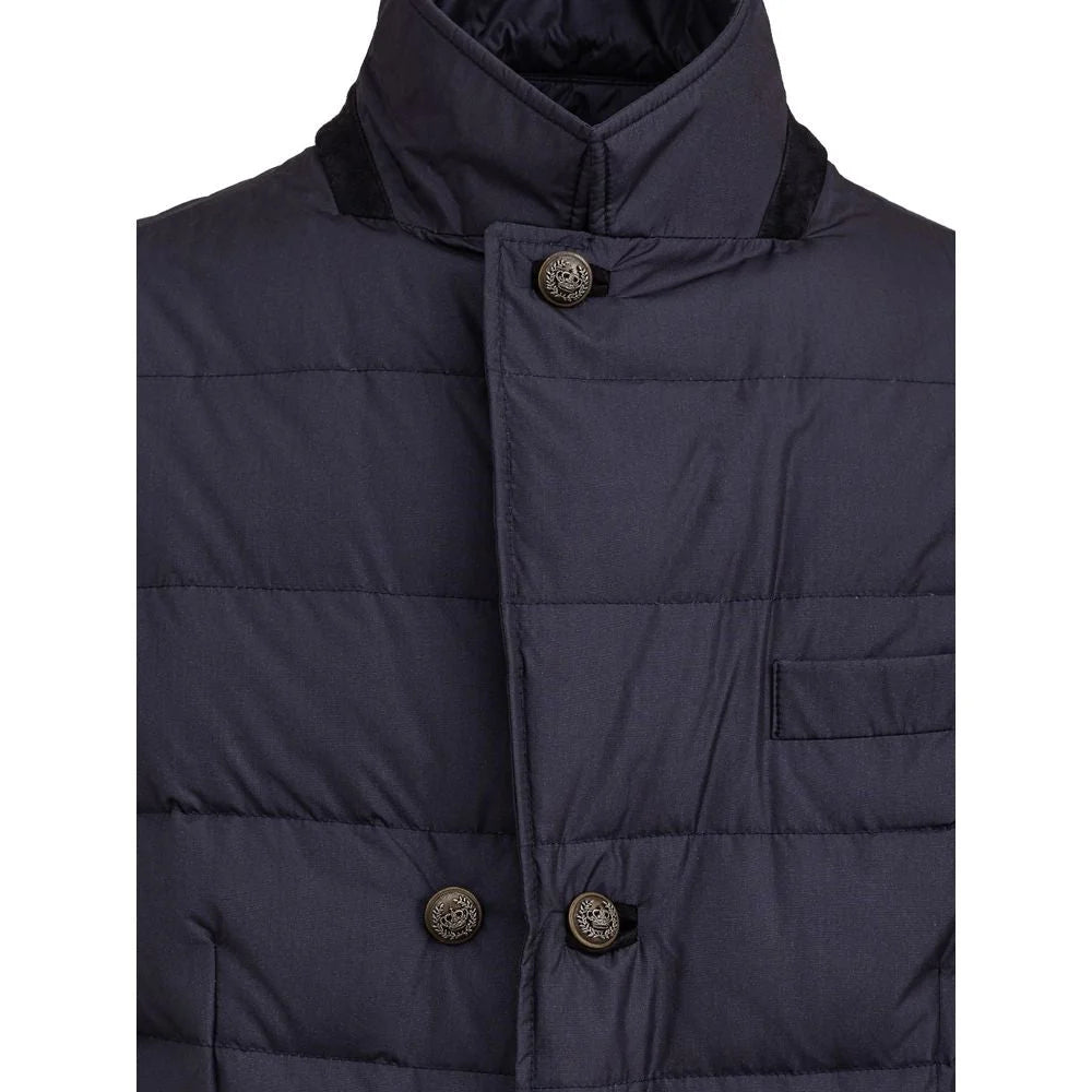 Dolce & Gabbana Blue Polyester Jackets & Coat - Puffer Jackets