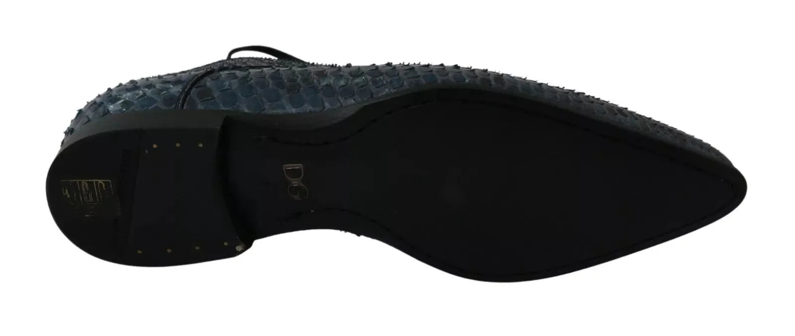 Pantofi Dolce & Gabbana, piele șopârlă albastră