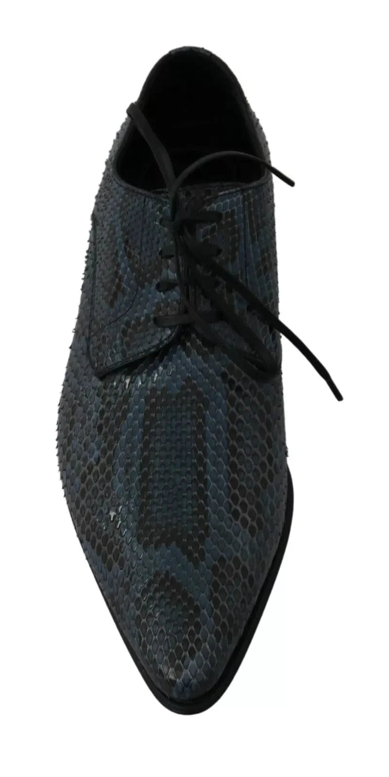Pantofi Dolce & Gabbana, piele șopârlă albastră