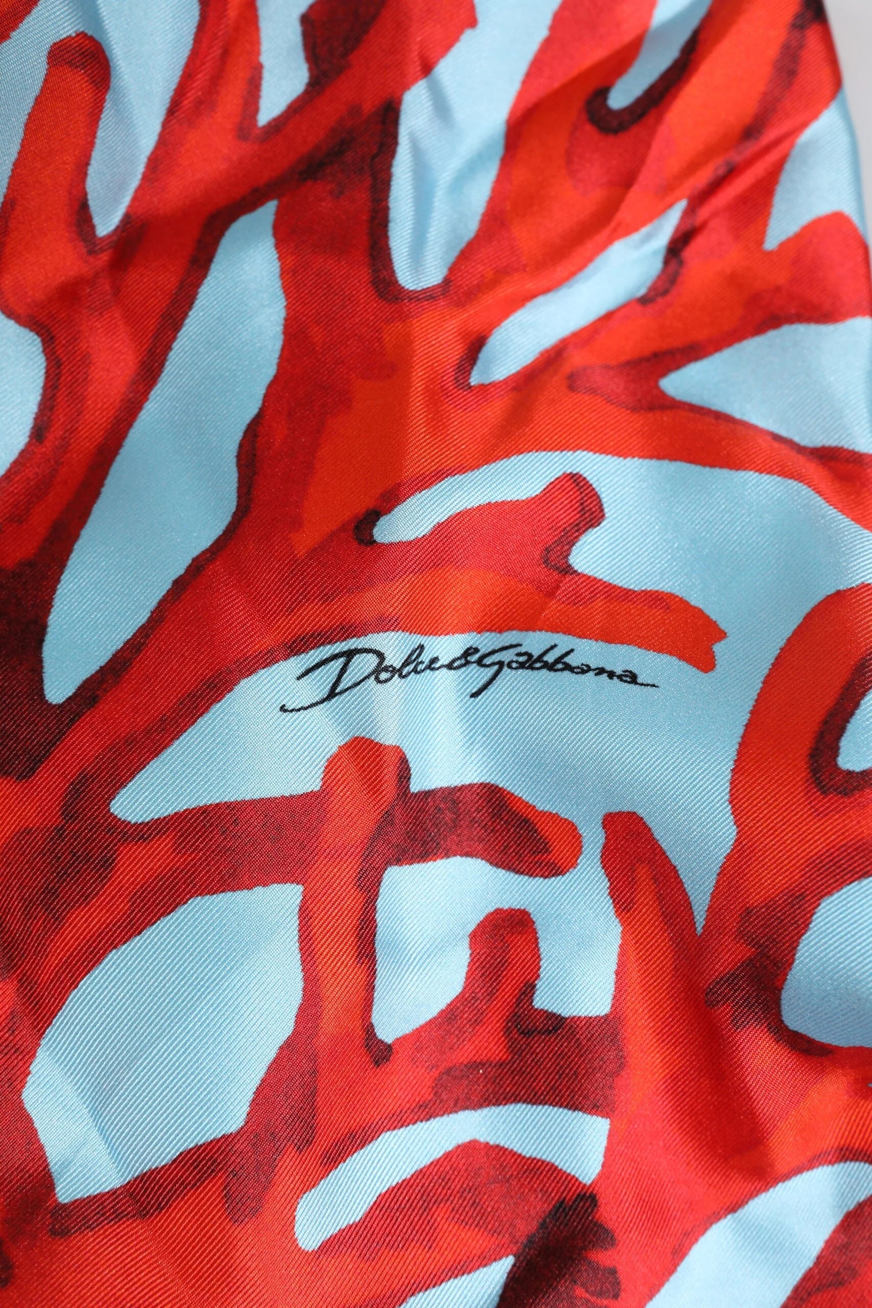 Dolce & Gabbana Blue Red Coral Print Wrap Robe Coat Jacket - Wrap Coats