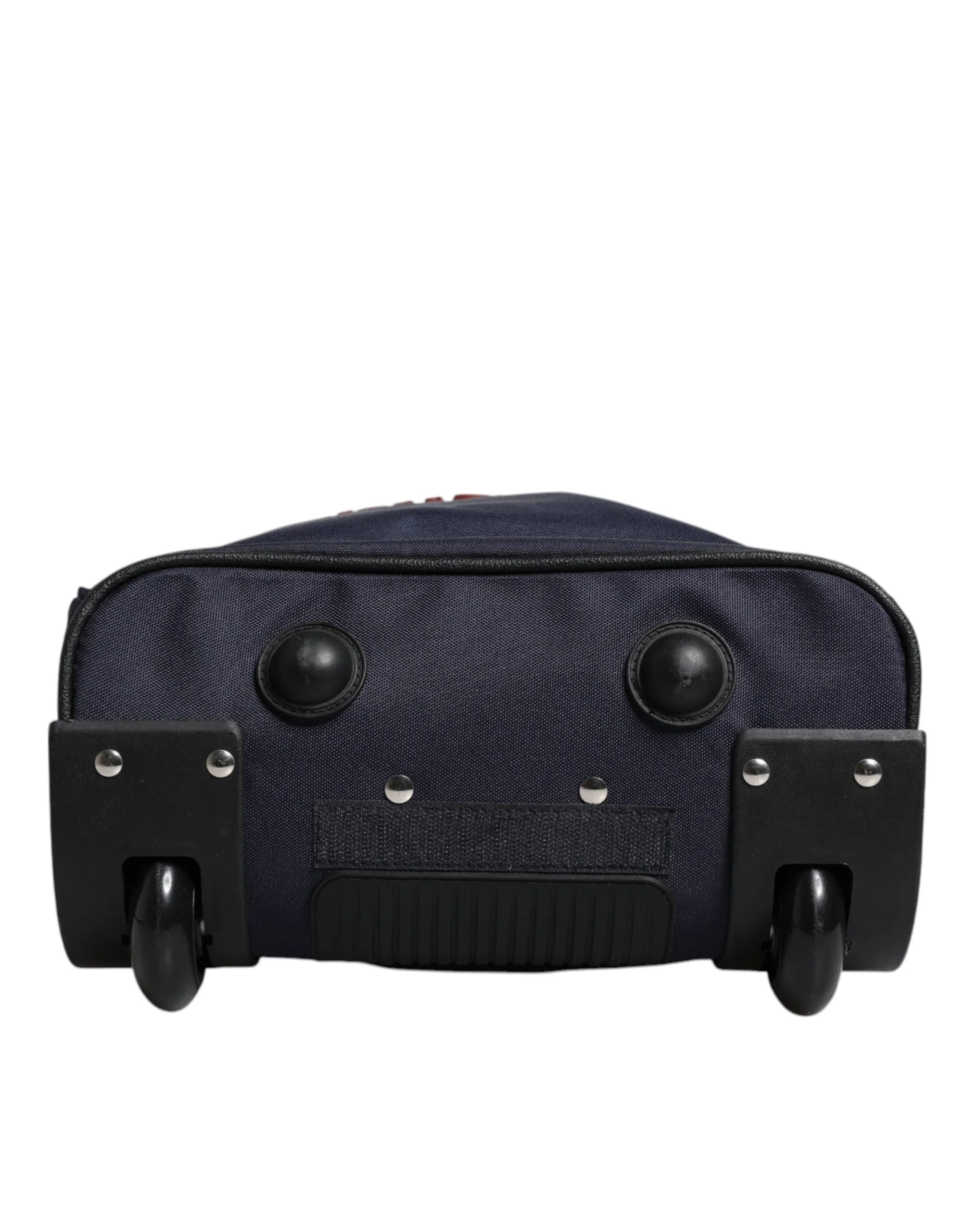 Dolce & Gabbana Blue Red Polyester Kids Back Pack Wheel Suitcase Bag - Backpacks