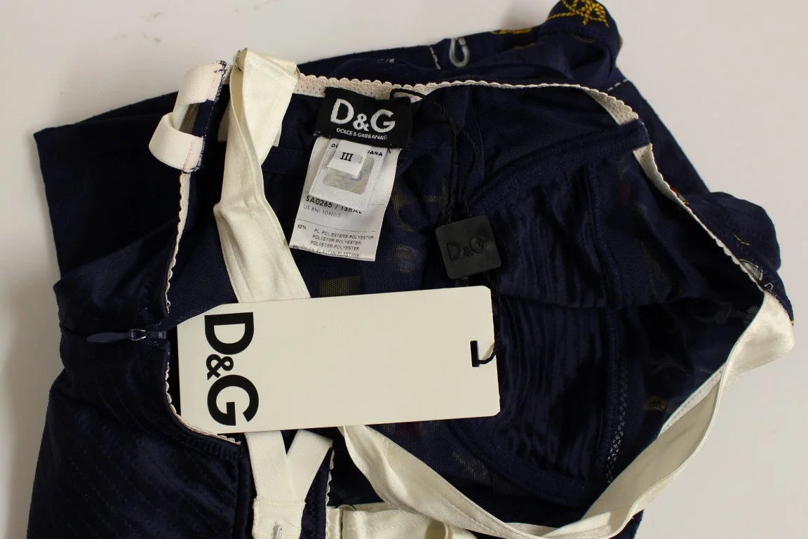 Dolce & Gabbana Blue Sailor Motive Tank Top - IT1 | XS - Tank Tops