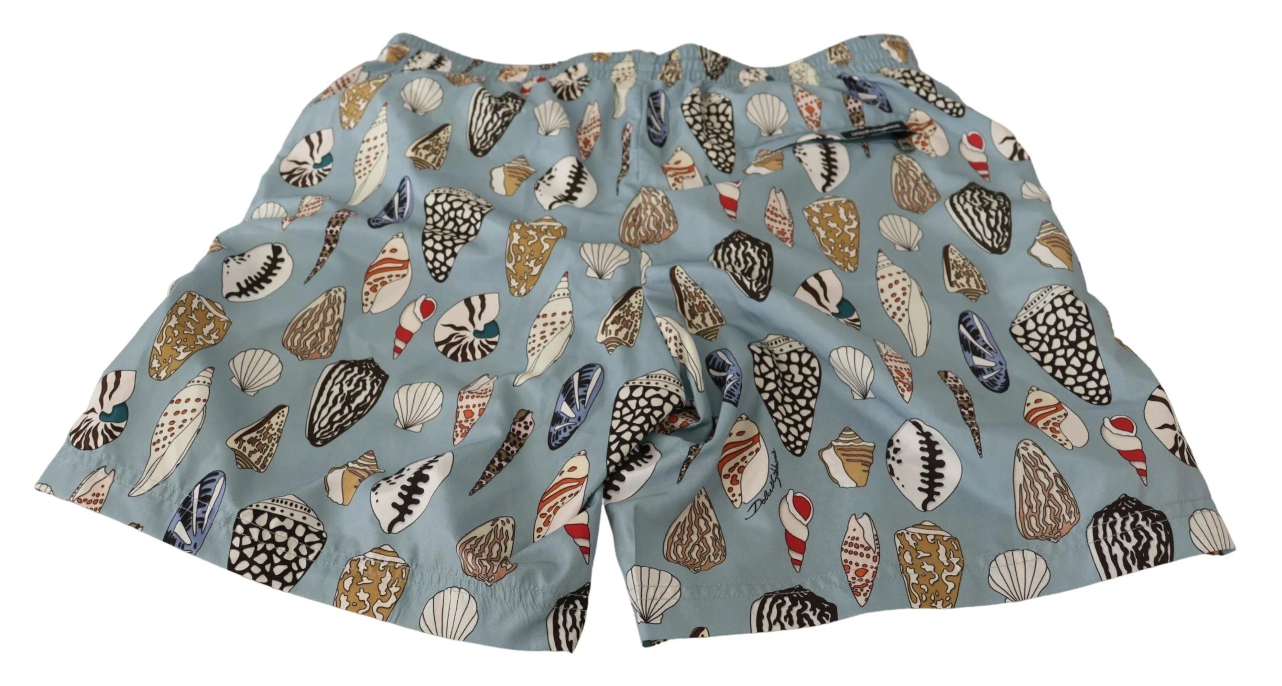 Dolce & Gabbana Blue Seashell Beachwear Swimwear Shorts - IT3 | XS - Swim Boxers
