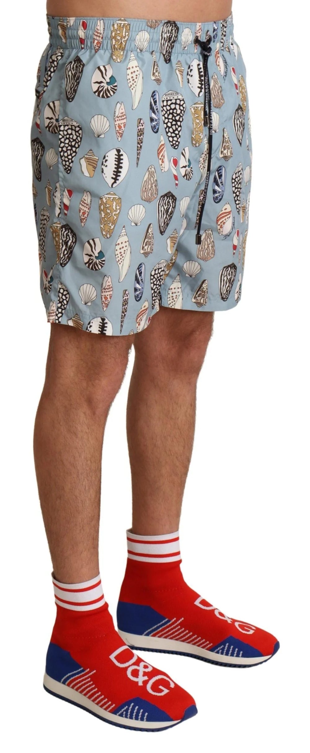Dolce & Gabbana Blue Seashell Beachwear Swimwear Shorts - IT3 | XS - Swim Boxers
