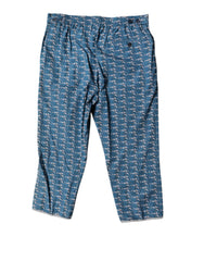 Dolce & Gabbana Blue Shark Print Cropped Beachwear Swimwear - IT4 | S