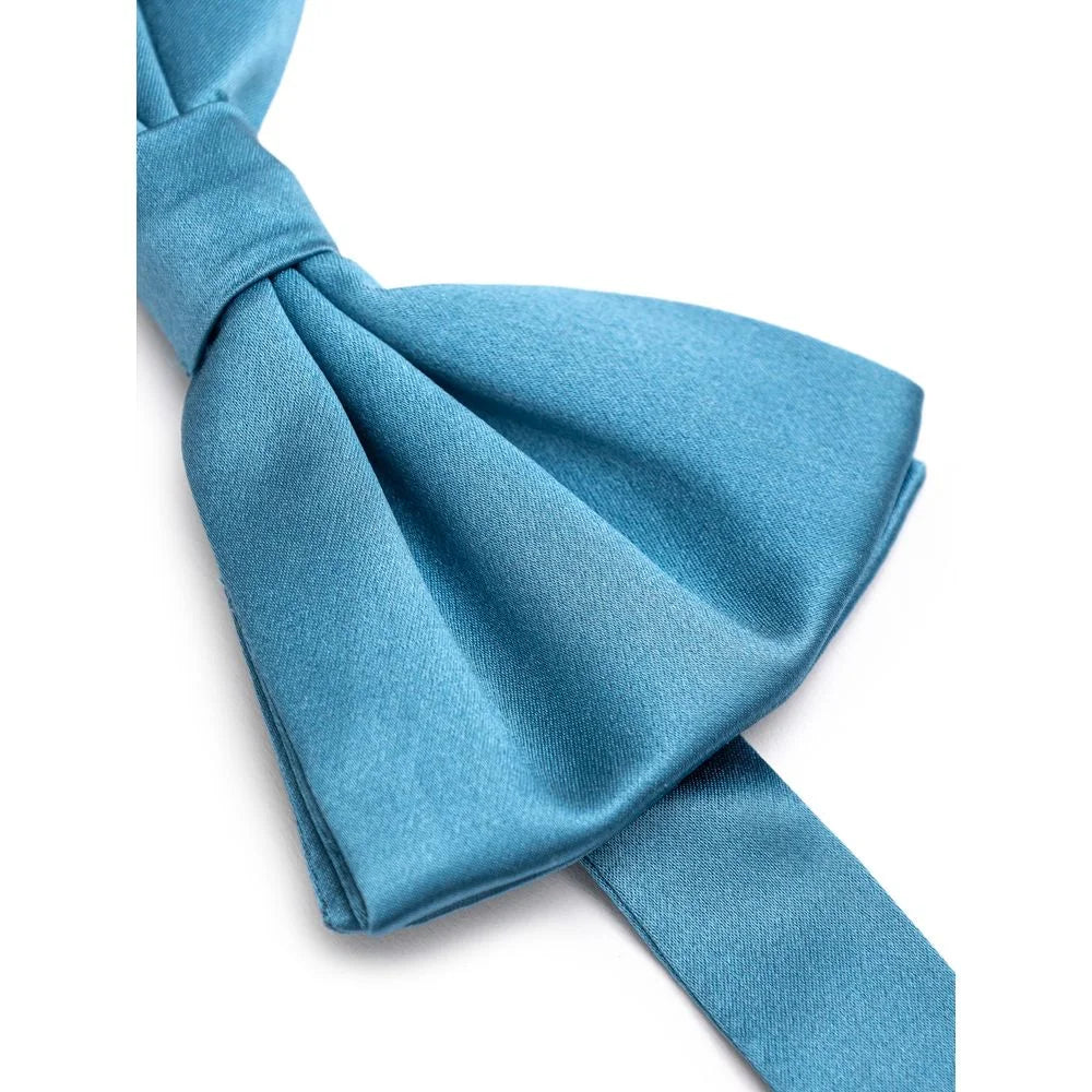 Dolce & Gabbana Blue Silk Bowty - One Size - Neckties